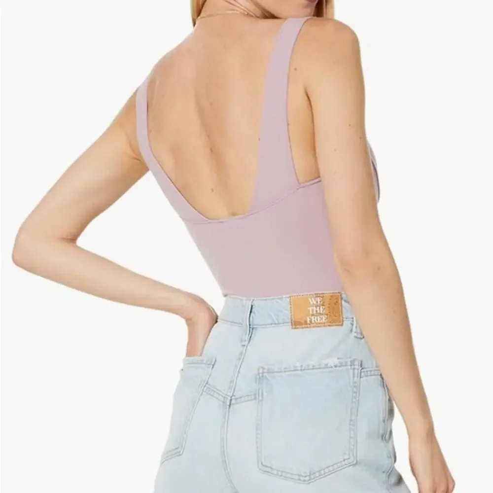 NWOT Intimately Free People Dusk to Dawn Lavender Thong Body Suit - S